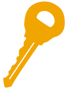 Yellow Key Icon