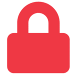 Red Padlock Icon