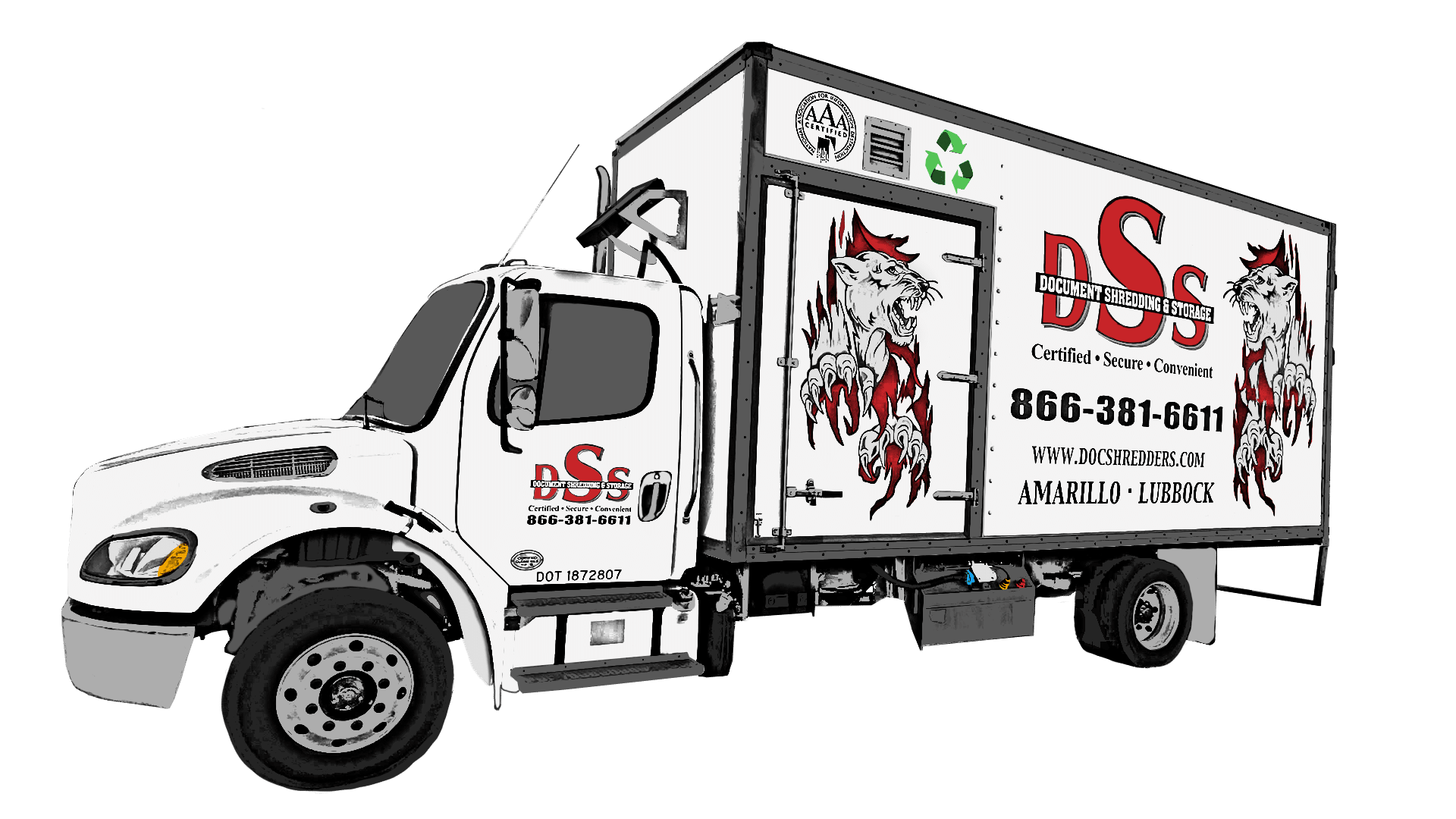 Truck DSS Mobile Shredding Truck