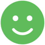 Green Smiley Face Icon