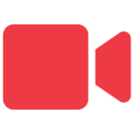 cctv-icon-red Red Video Camera Icon