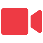 Red Video Camera Icon