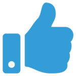 convenient-icon Blue Thumbs Up Icon