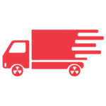 Red Moving Truck Icon