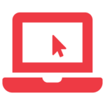 Red Laptop Icon