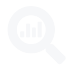 Magnifying Glass Icon looking at a graph