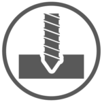 Grey Screw Icon