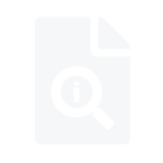 Paper Icon with magnifying glass and a lowercase letter i