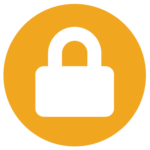 Yellow Lock Icon