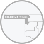 Oklahoma Panhandle Map Icon