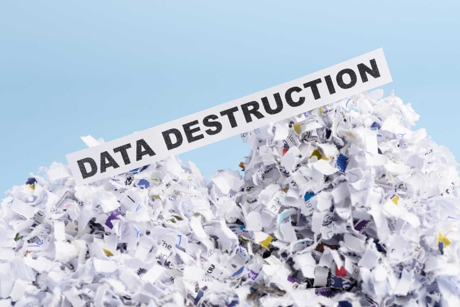 data destruction visual