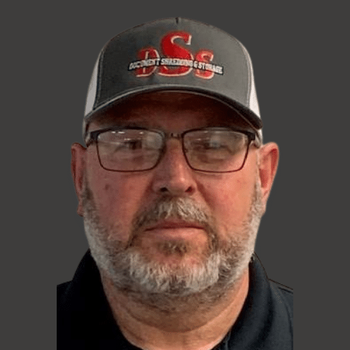 Tracy Sanders, driver at Document Shredding & Storage in TX
